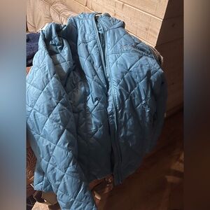 Columbia Light Blue Quilted Jacket